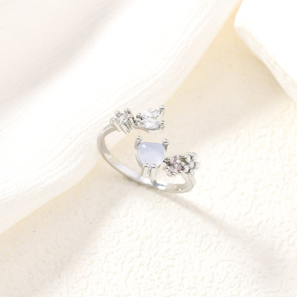 Blue Heart Ring