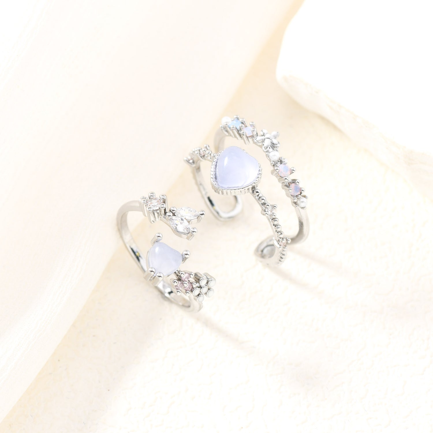 Blue Heart Ring