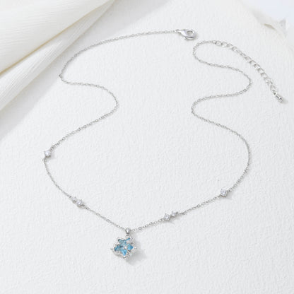 Little Blue Star Necklace