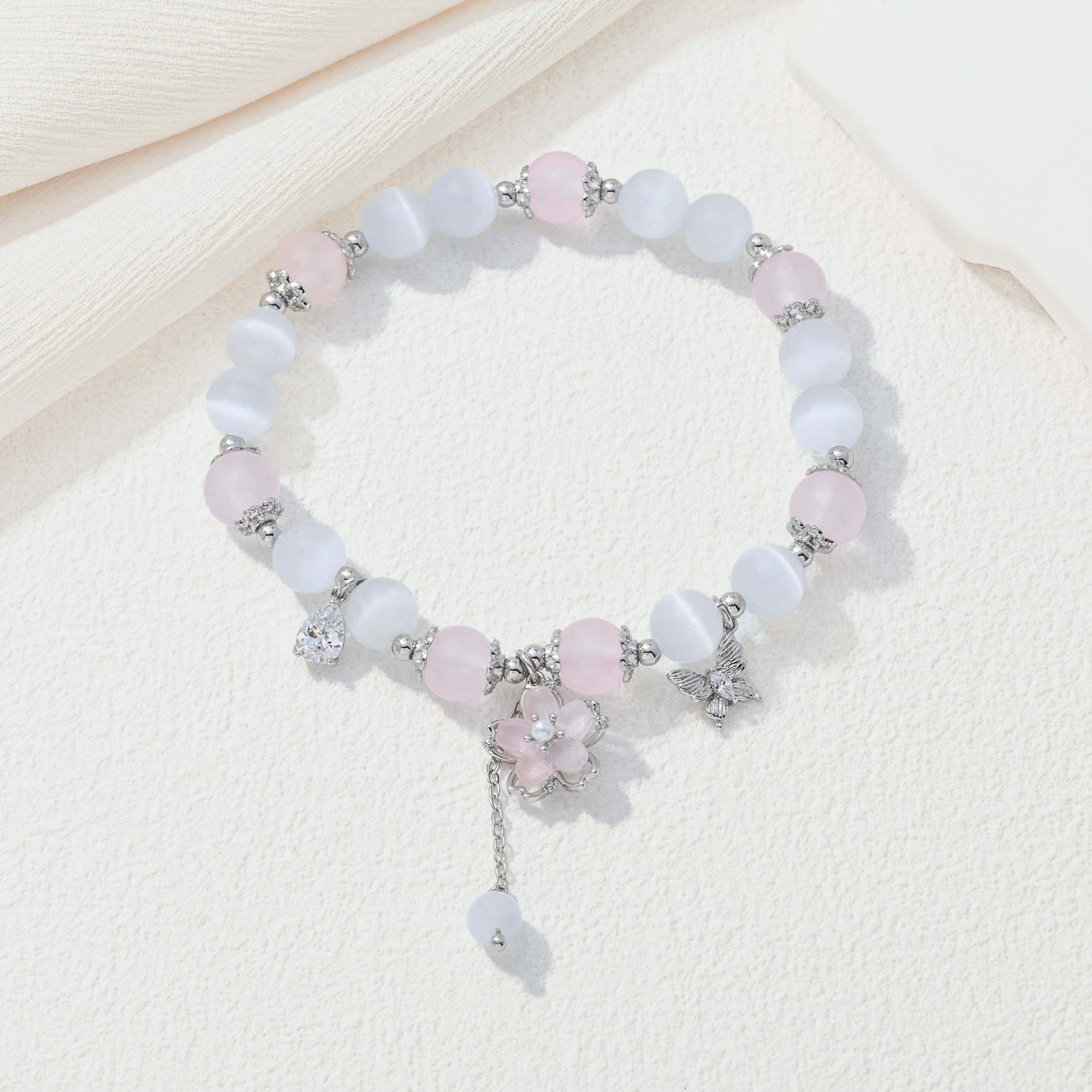Sakura Beaded Bracelet