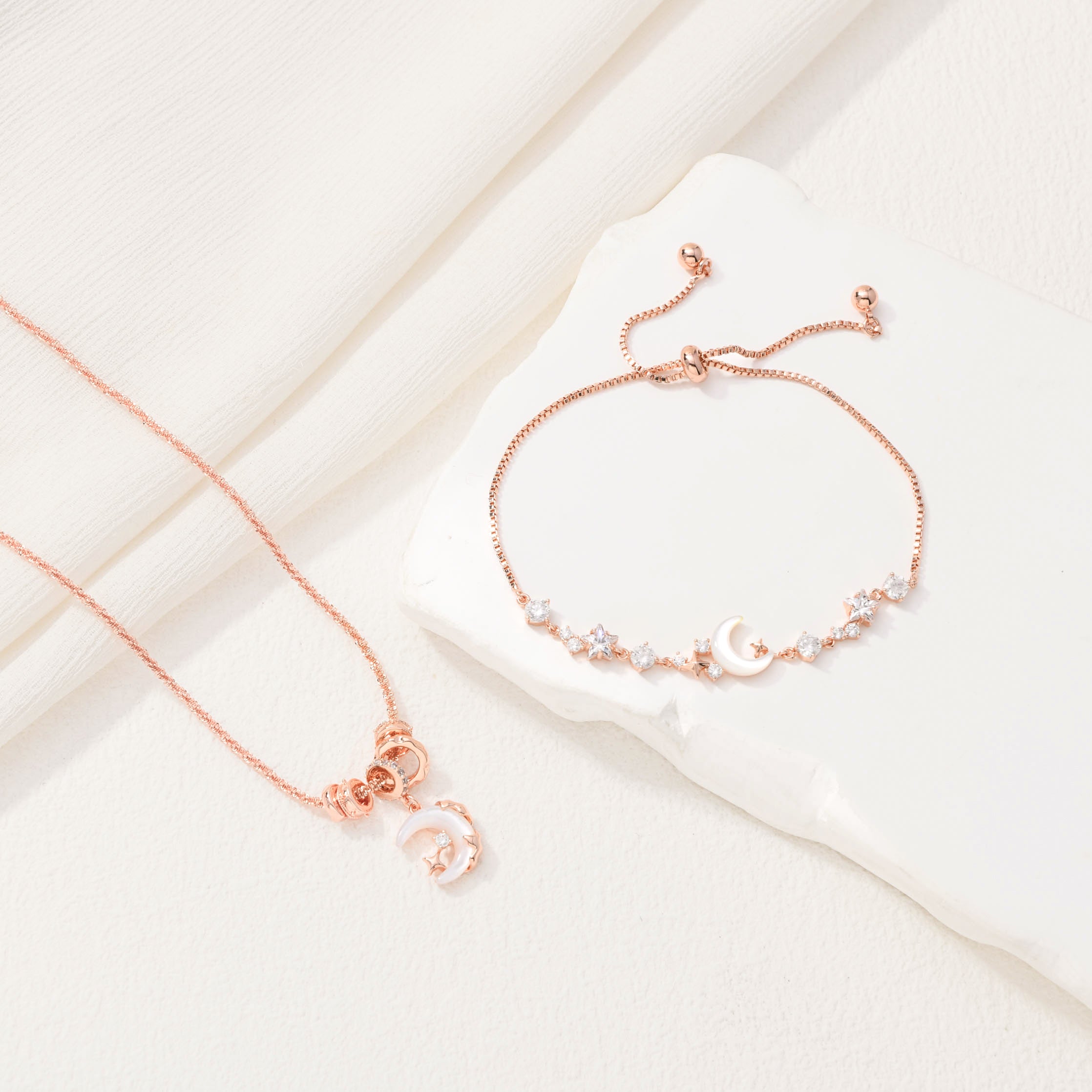 Blush Moon Necklace