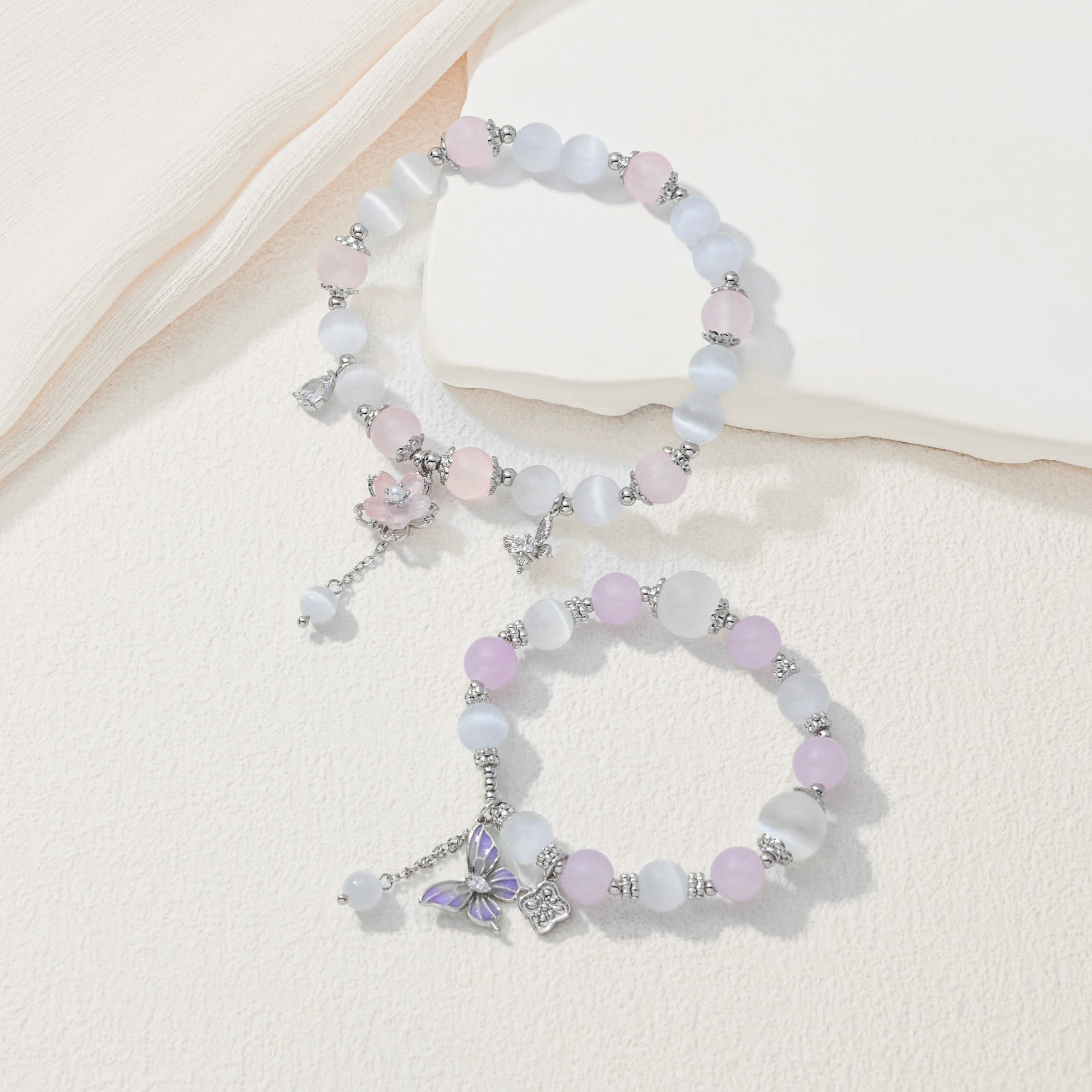 Sakura Beaded Bracelet