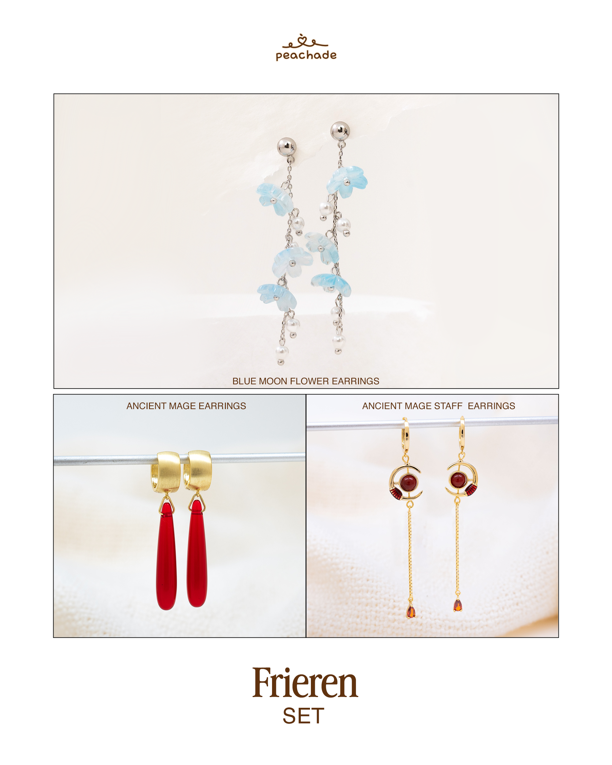 Ancient Elf Staff Earrings
