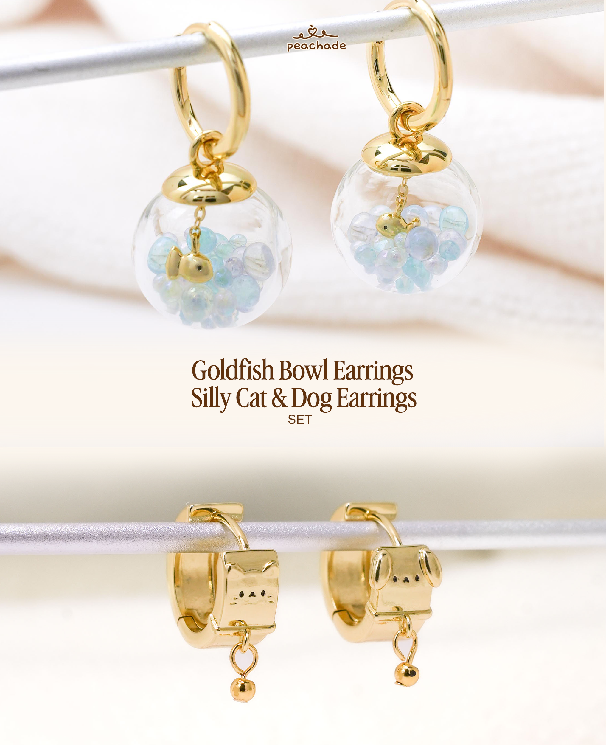 Goldfish Bowl Earring
