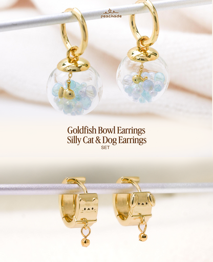 Goldfish Bowl Earring