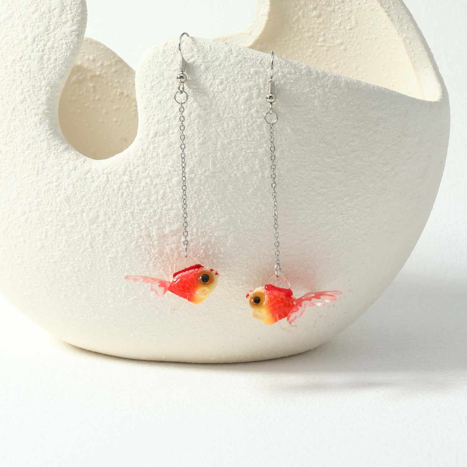 Swimming Goldfish Earrings