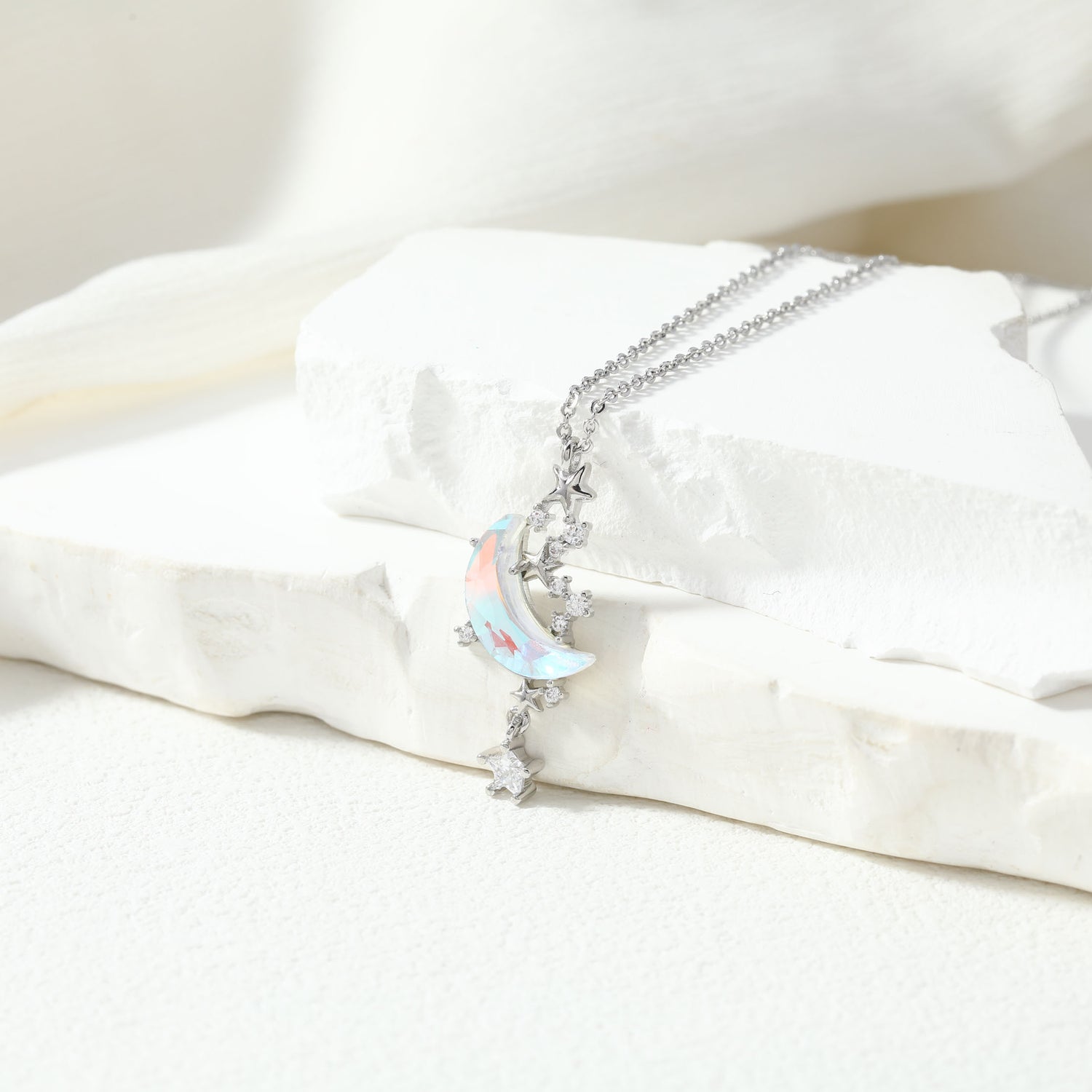 Crystal Moon Necklace