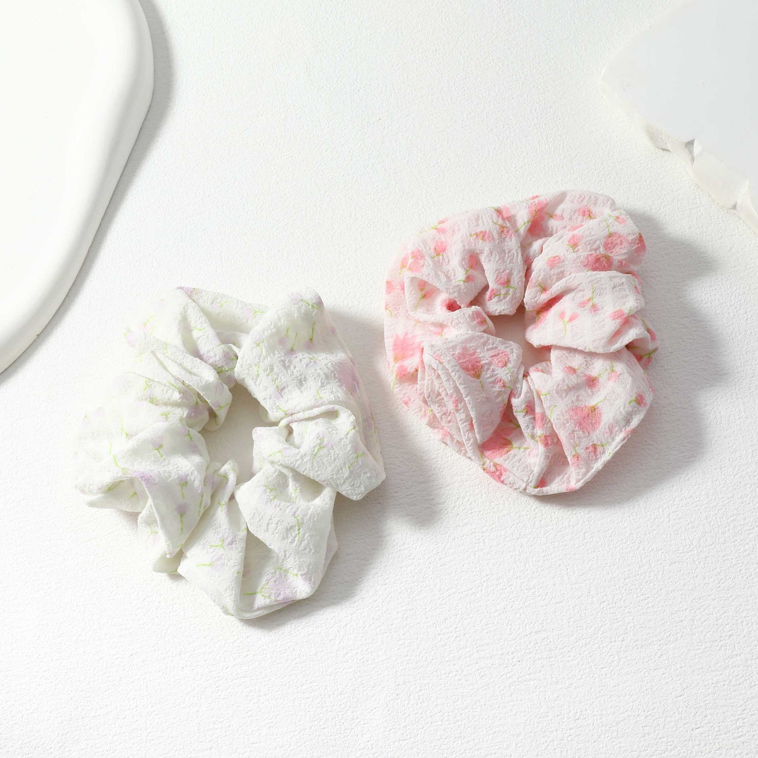 Flower Scrunchie Set