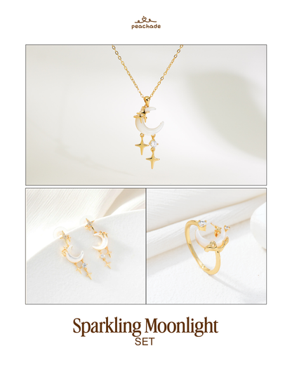 Sparkling Moonlight Earrings