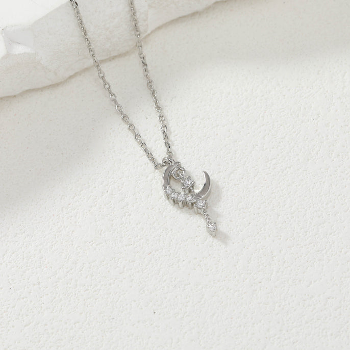 Silver Magic Wand Necklace