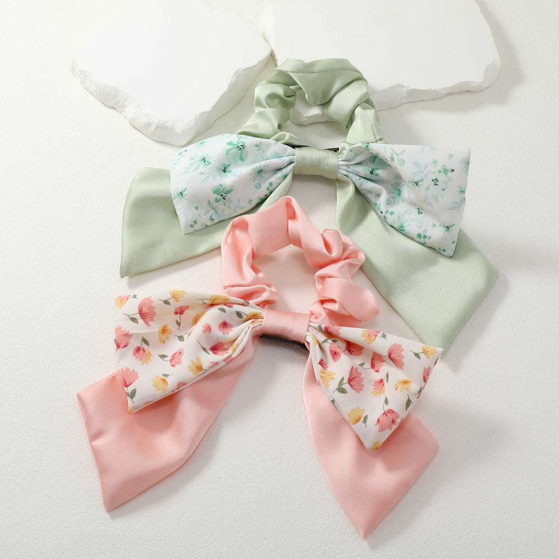 Pastel Gardens Scrunchie Set