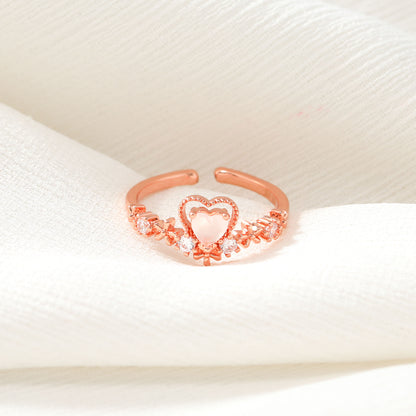 Light Pink Heart Ring