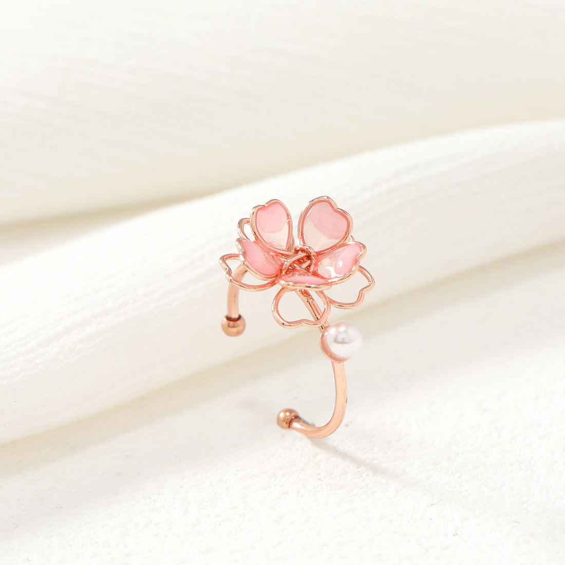 Exquisite Sakura Pinky Ring