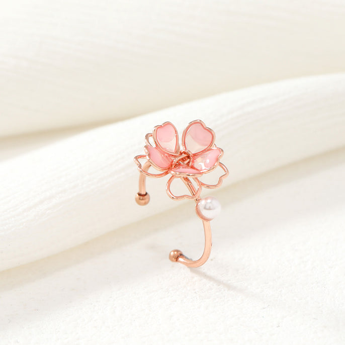 Exquisite Sakura Pinky Ring