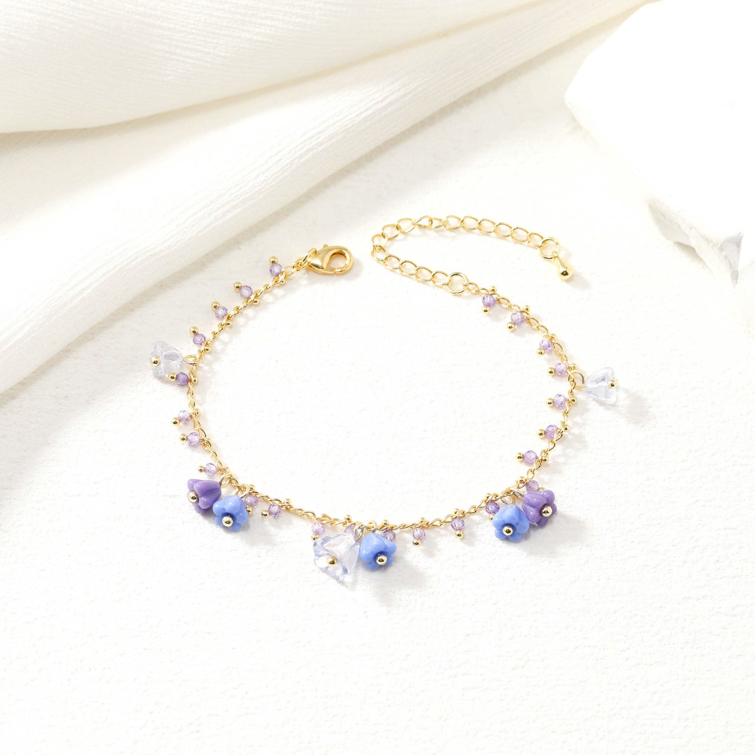 Purple Tulip Bracelet