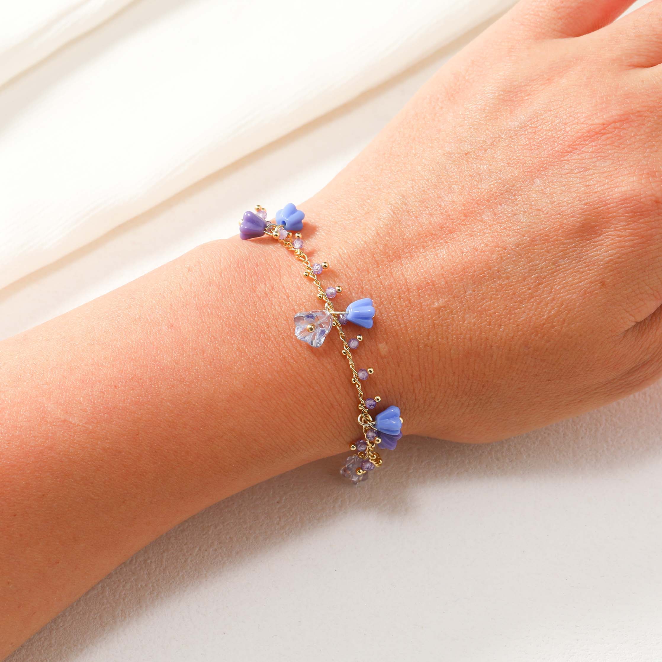 Purple Tulip Bracelet