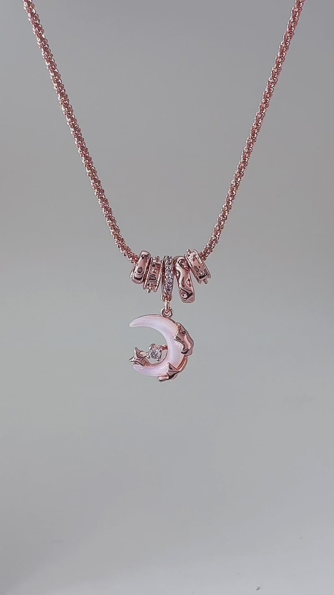 Blush Moon Necklace
