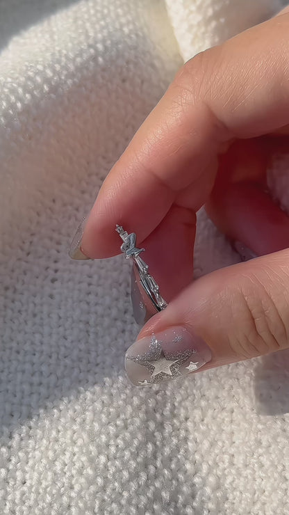Dainty Butterfly Ring