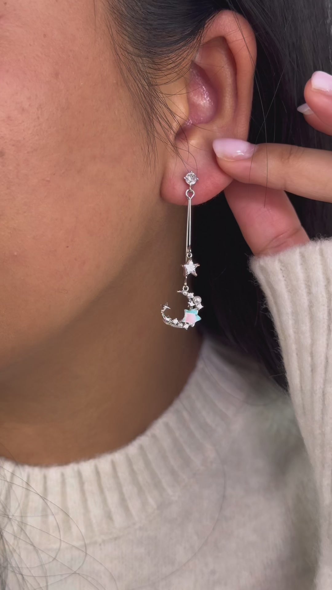 Moonbeam Drop Earrings