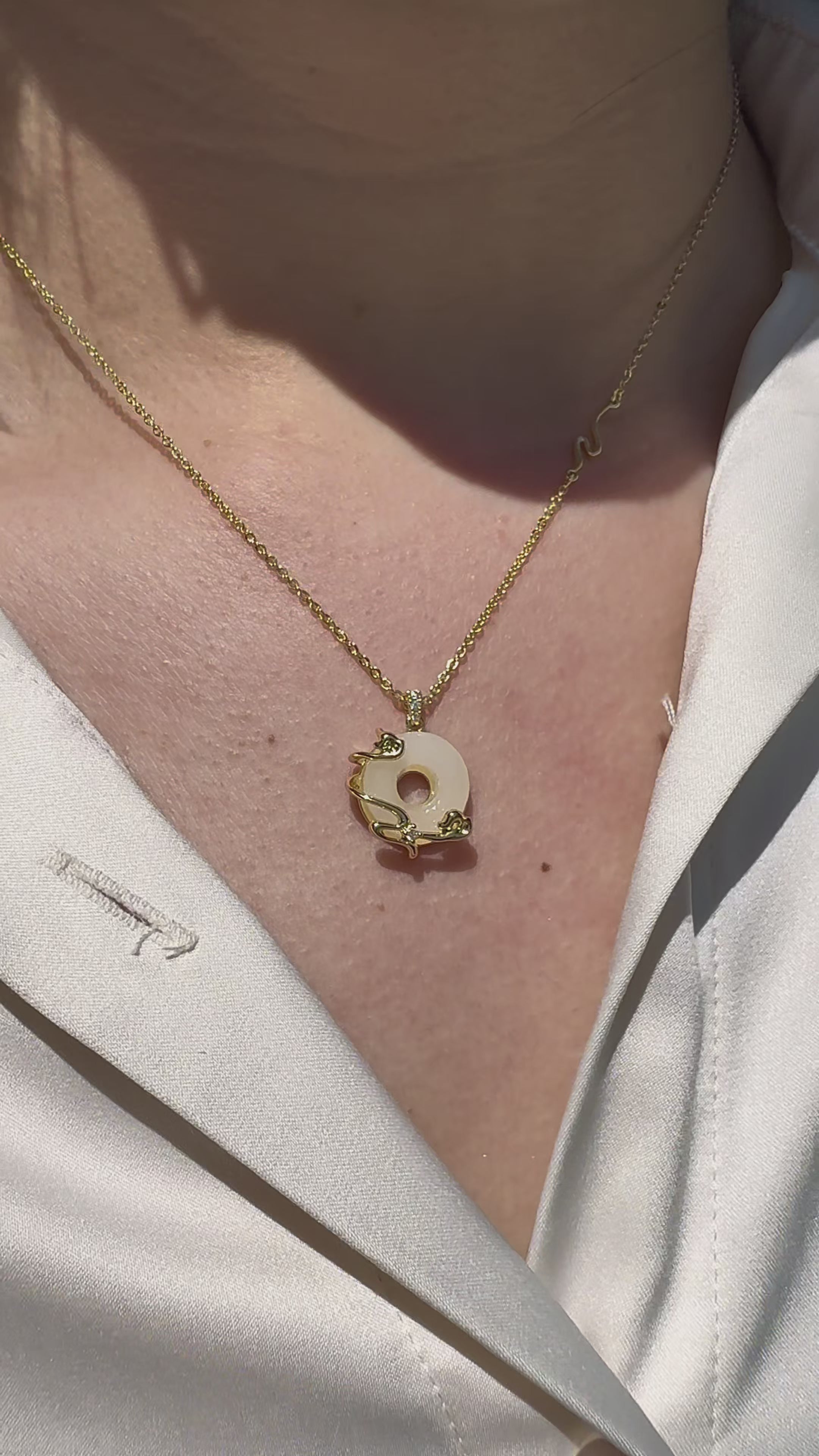 Imitation Jade Necklace