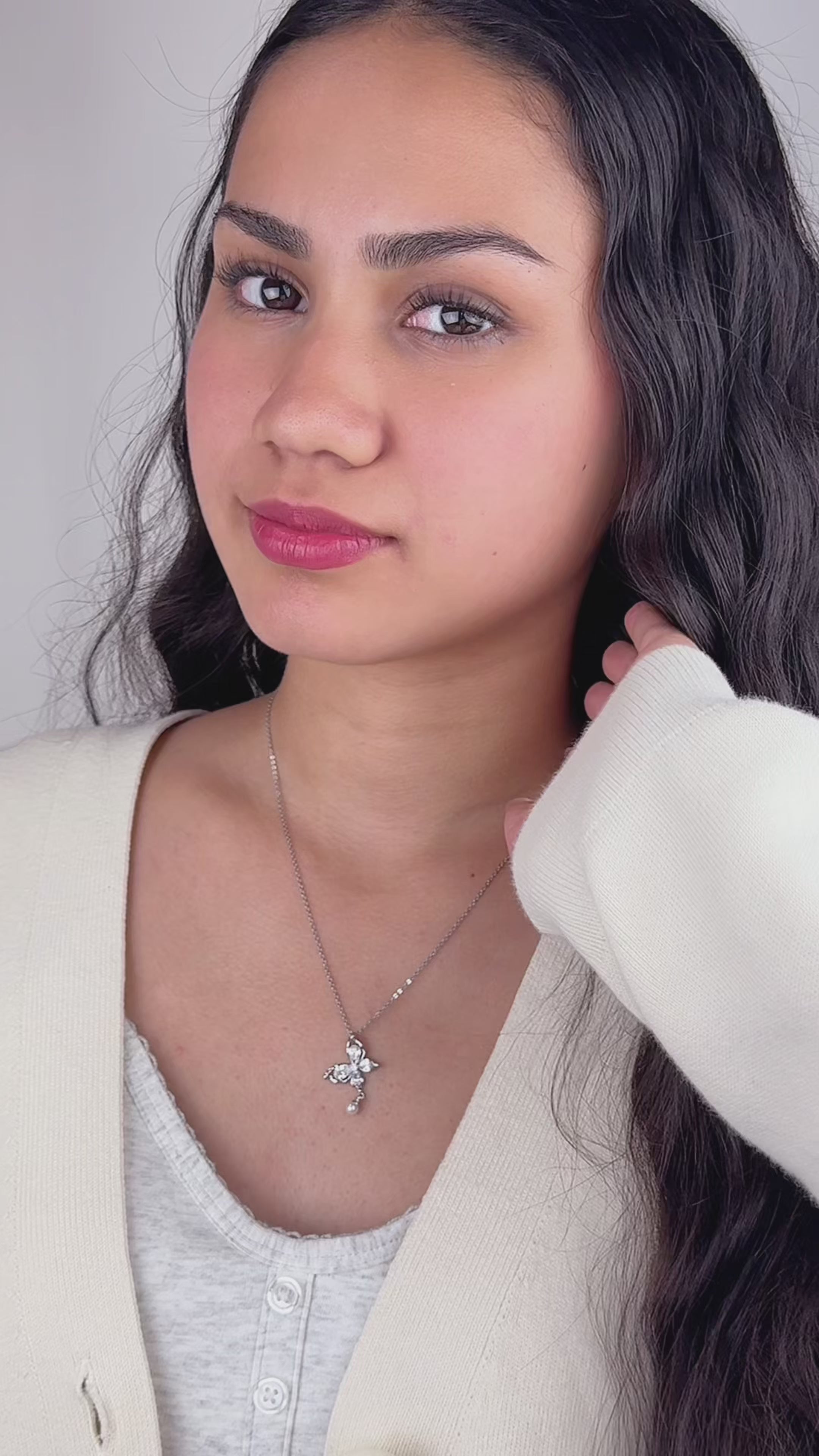 Silver Butterfly Necklace