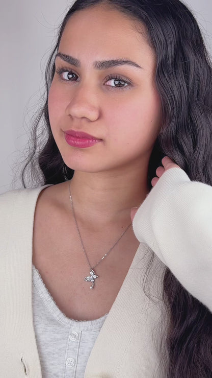 Silver Butterfly Necklace