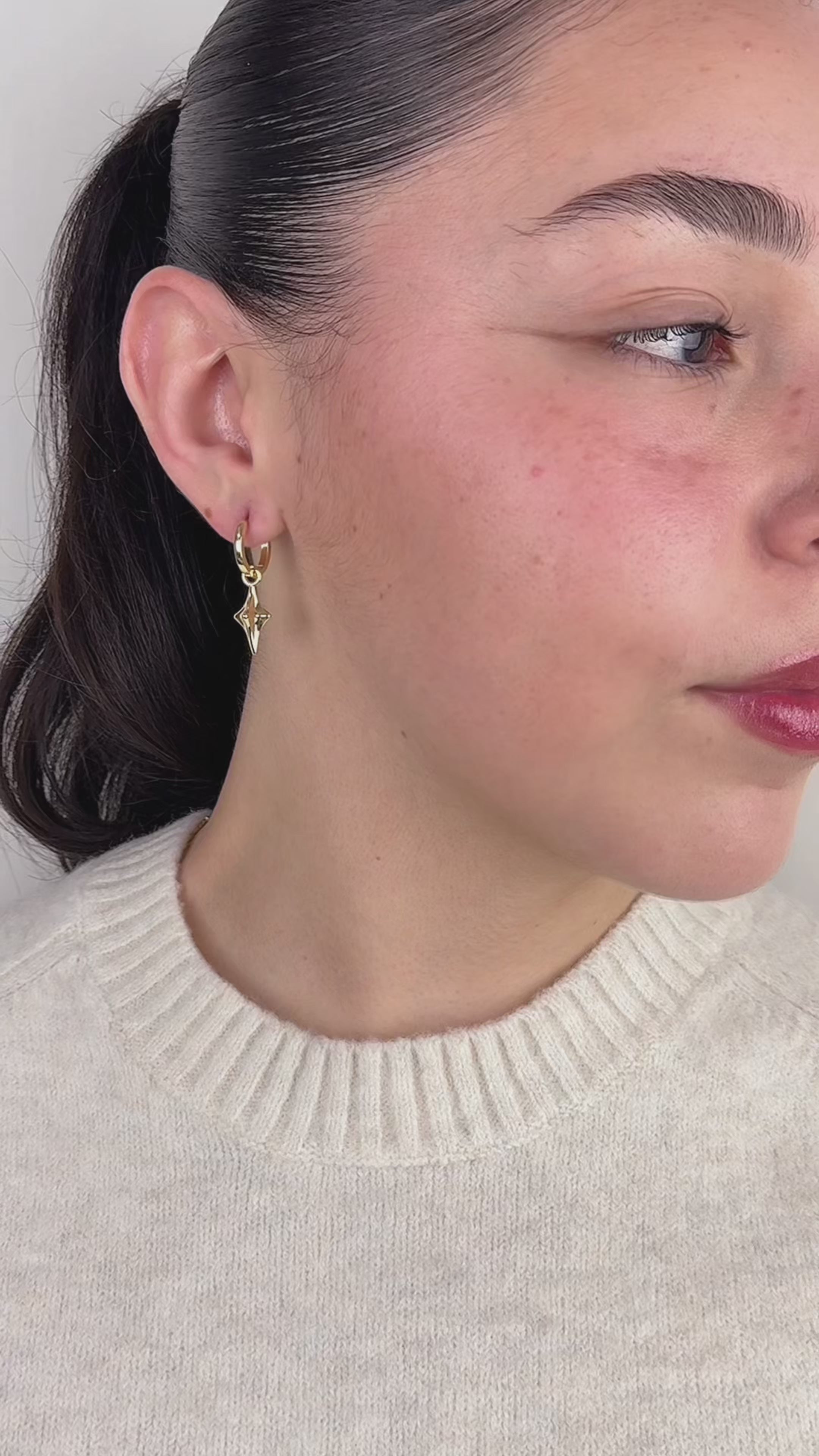 Astral Hoop Earrings