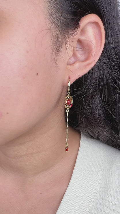 Ancient Elf Staff Earrings