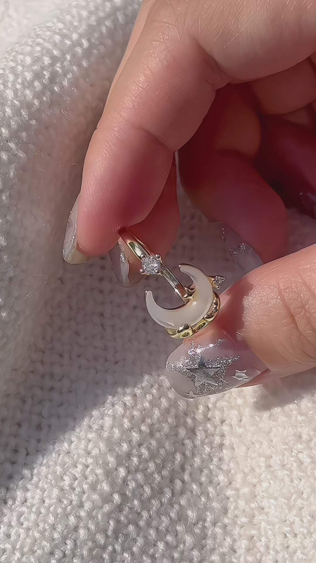 Sparkling Moonlight Ring