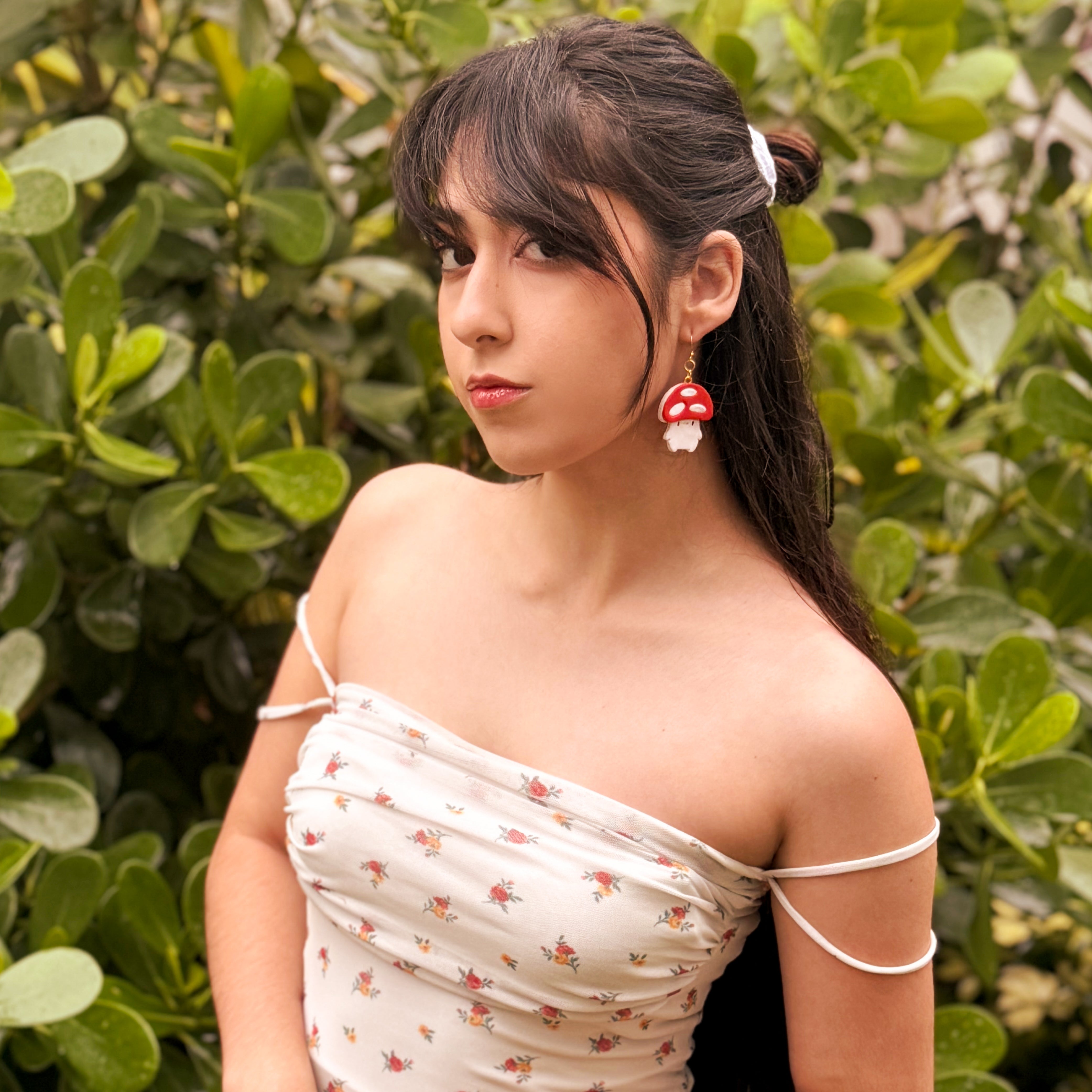 Living Mushroom Earrings