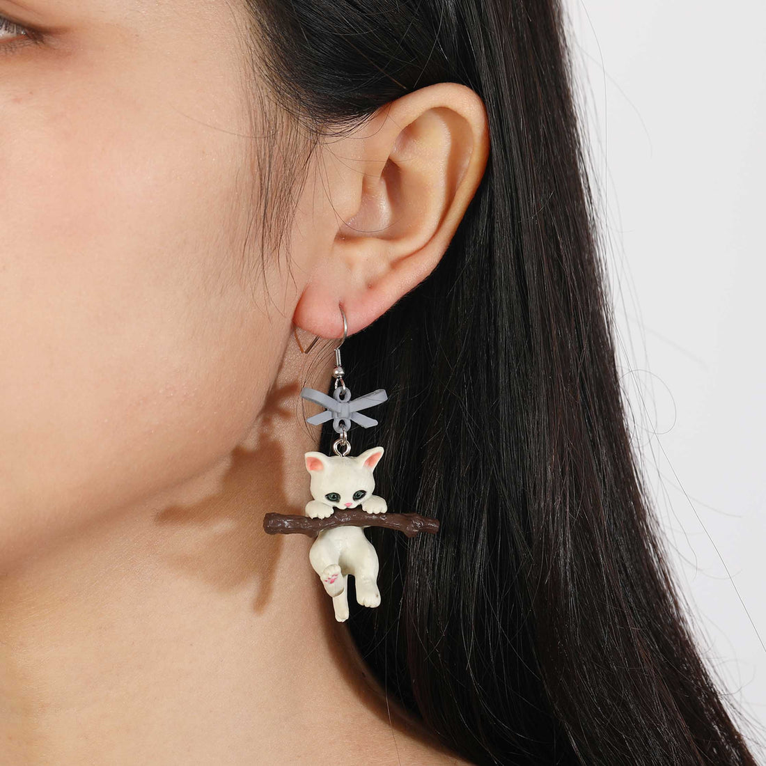 Branch Cat Earrings