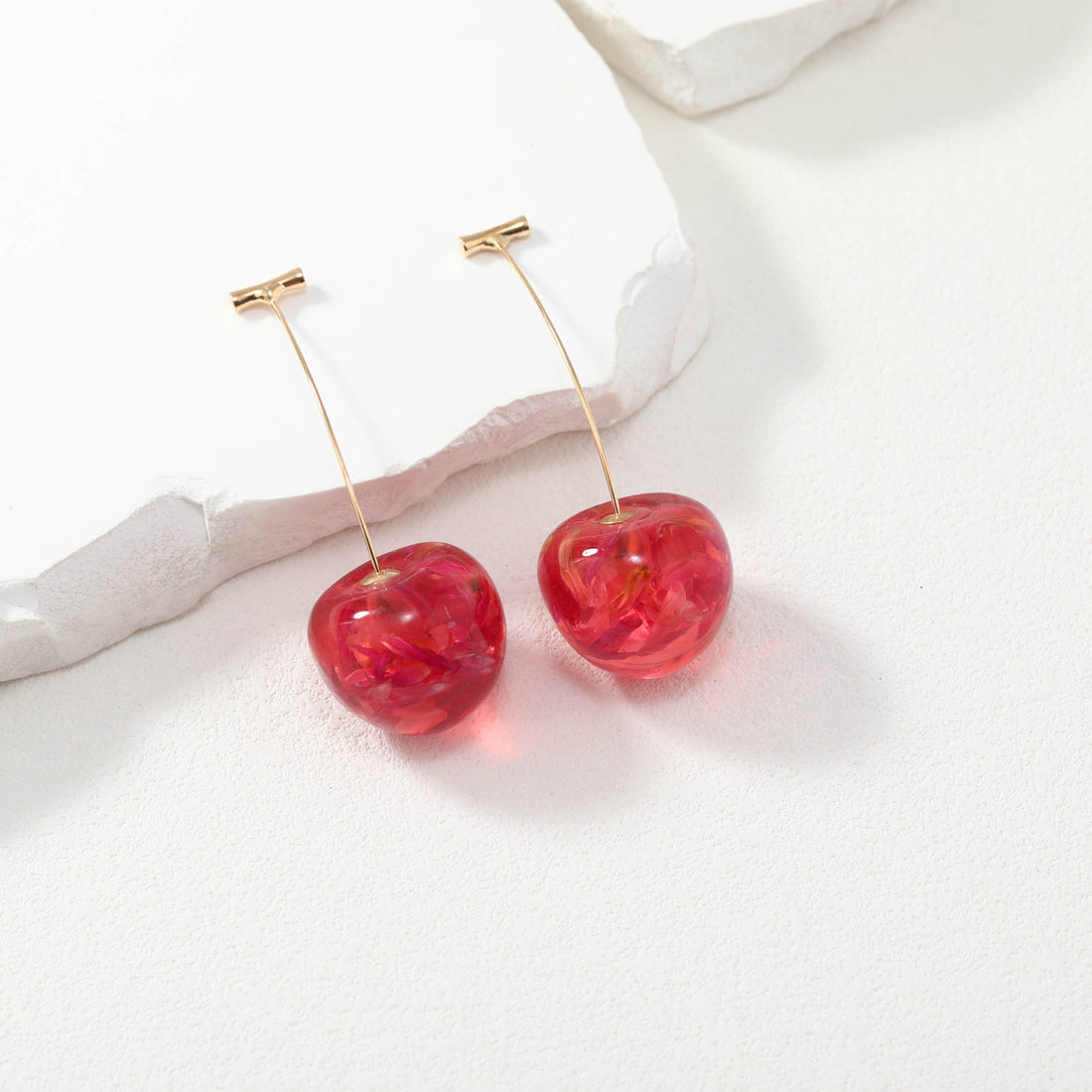 Crystal Cherry Earrings