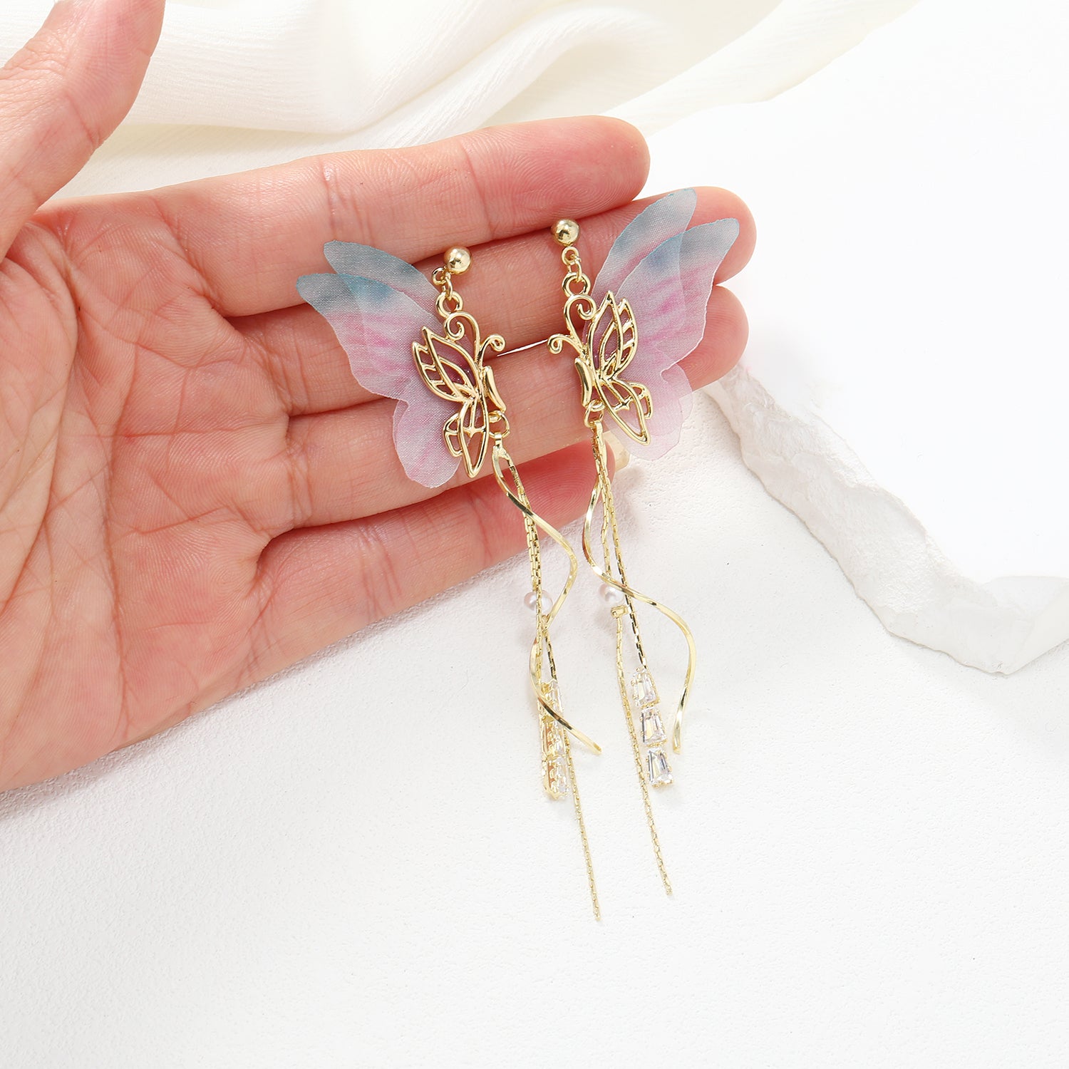 Fluttering Butterfly Earrings