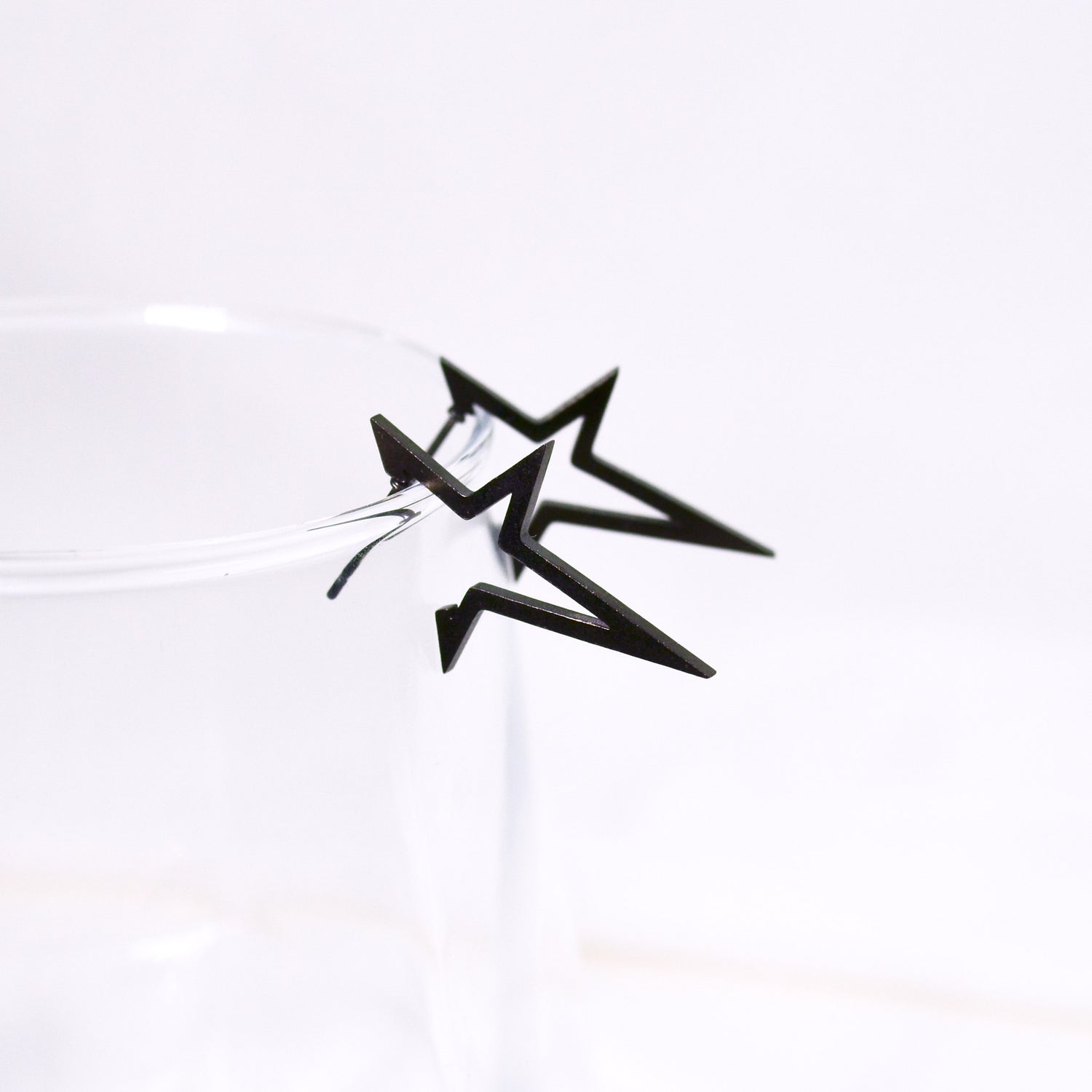 Geometric Star Earrings