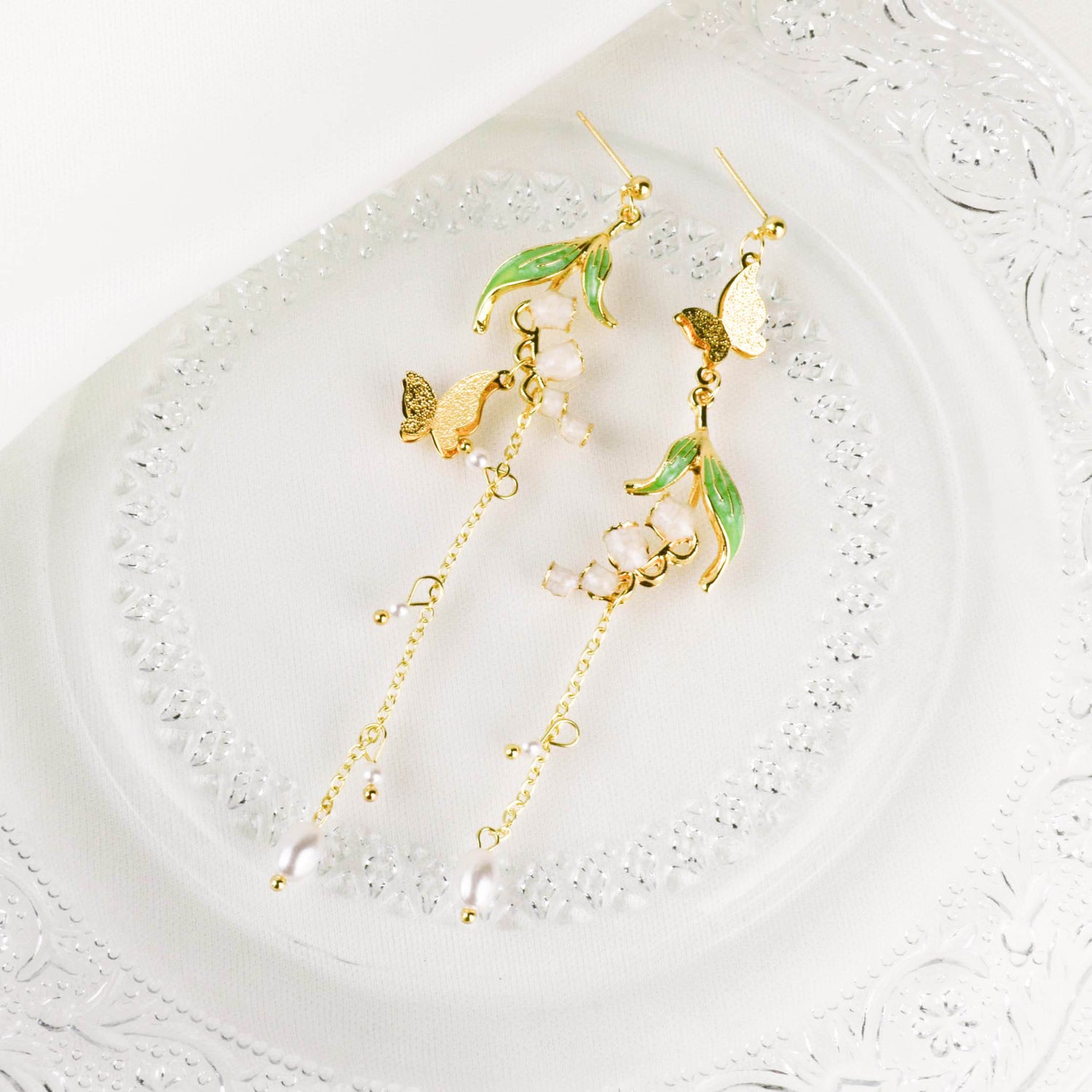 Lily of the Valley Earrings