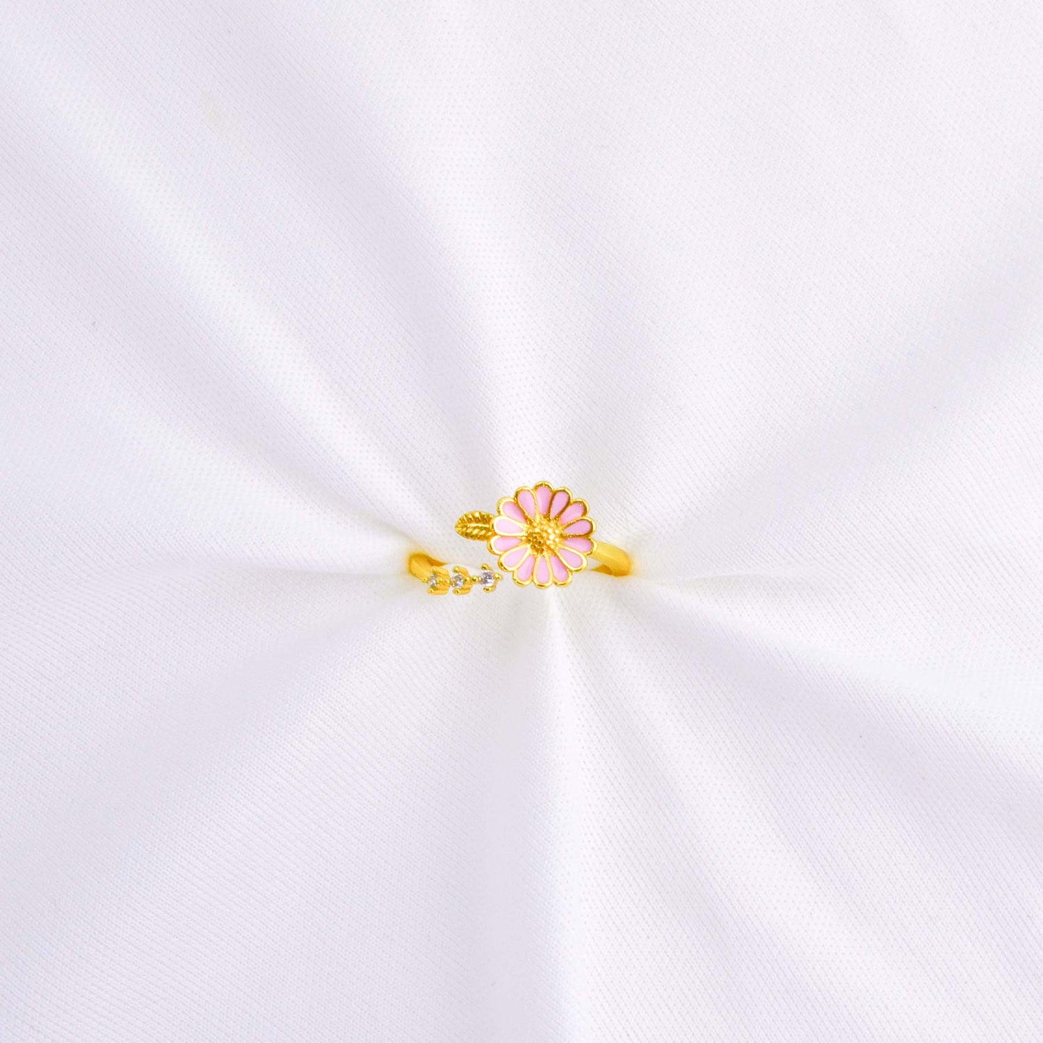 Pink Daisy Ring