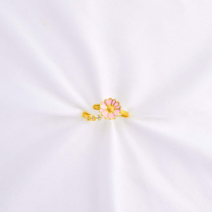 Pink Daisy Ring