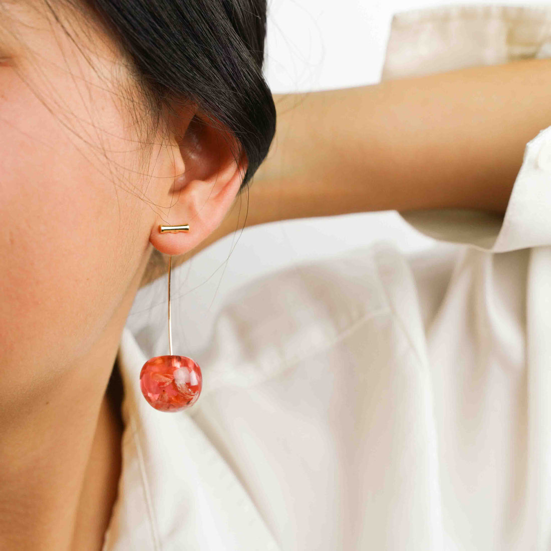 Crystal Cherry Earrings