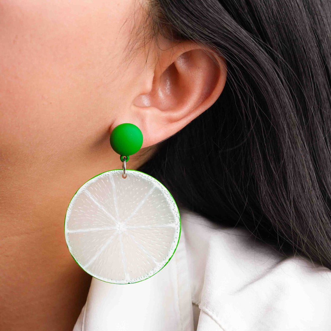 Lime Slice Earrings