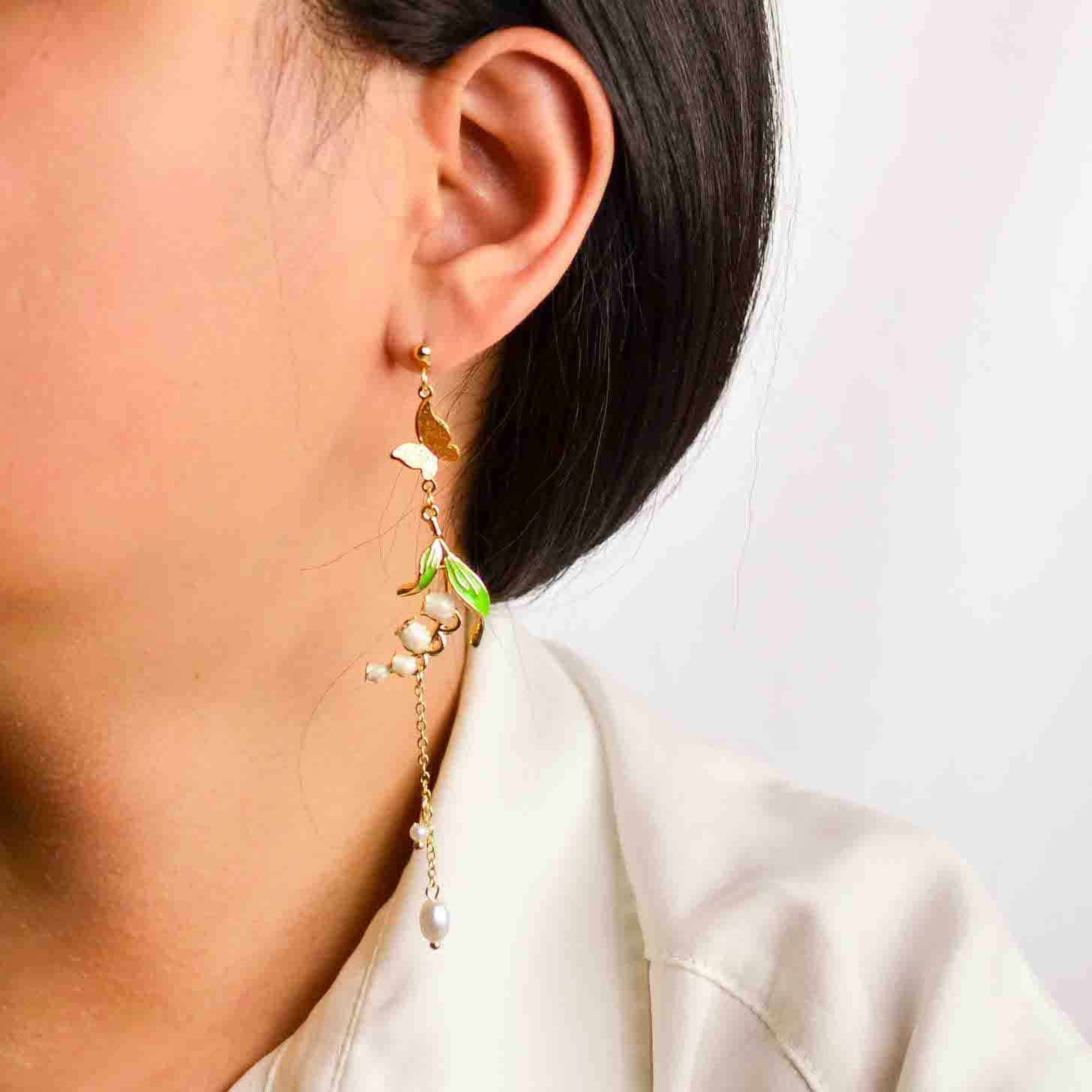 Lily of the Valley Earrings