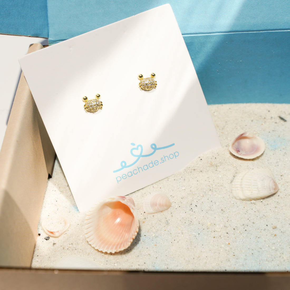 Small Crab Earrings