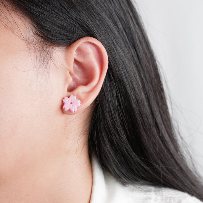 Sakura Flower Earring Studs