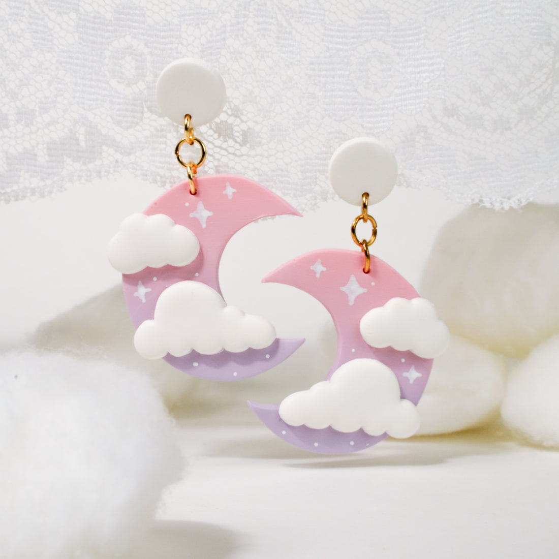 Cloudy Night Earrings